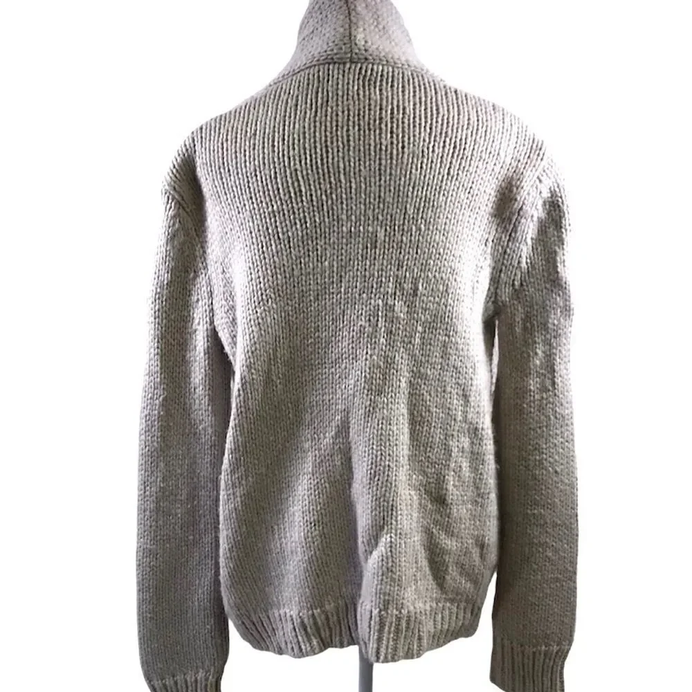 Joie Beige Brunone Wool Alpaca Blend Cardigan S